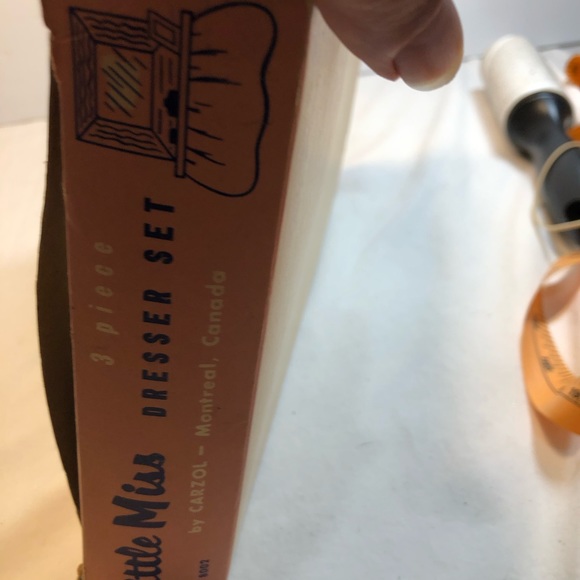 Vintage Little Miss Dresser Set 3 Piece In Original Box Montreal Canada - Picture 12 of 12